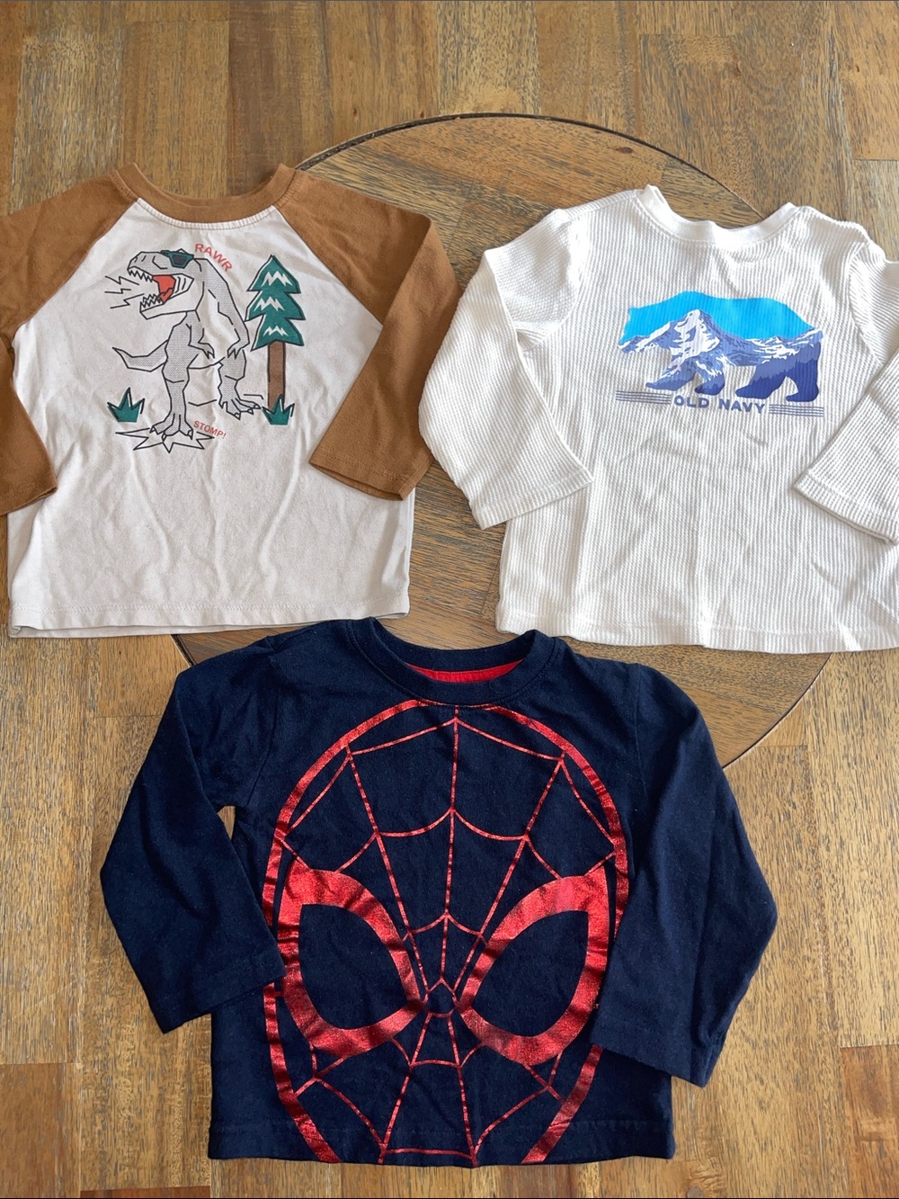 Marvel Old Navy Garanimals Toddler Boy Longโ Sleeve Shirt Bundle 2T Spiderman